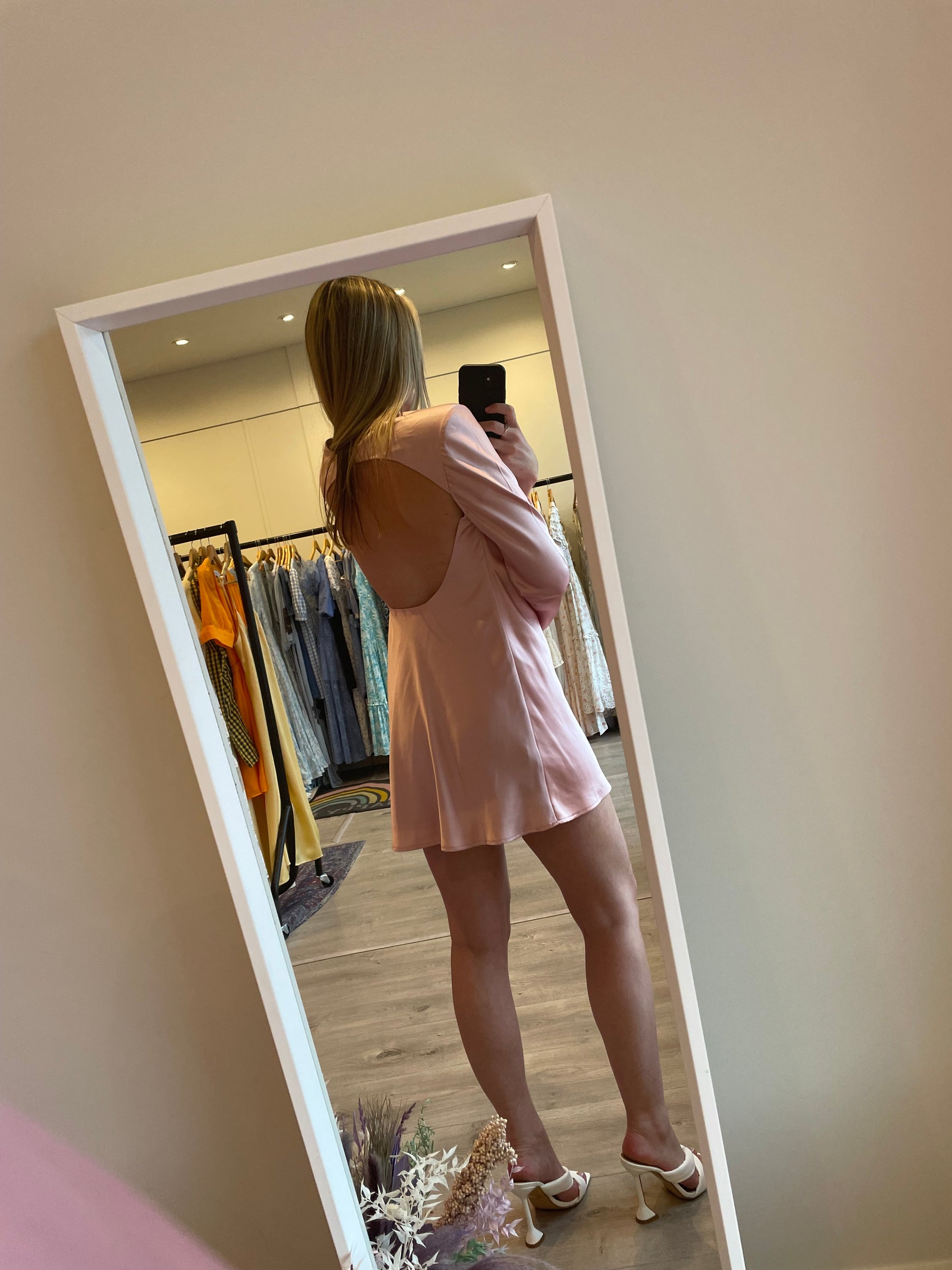 Polarised Long Sleeve Mini Dress