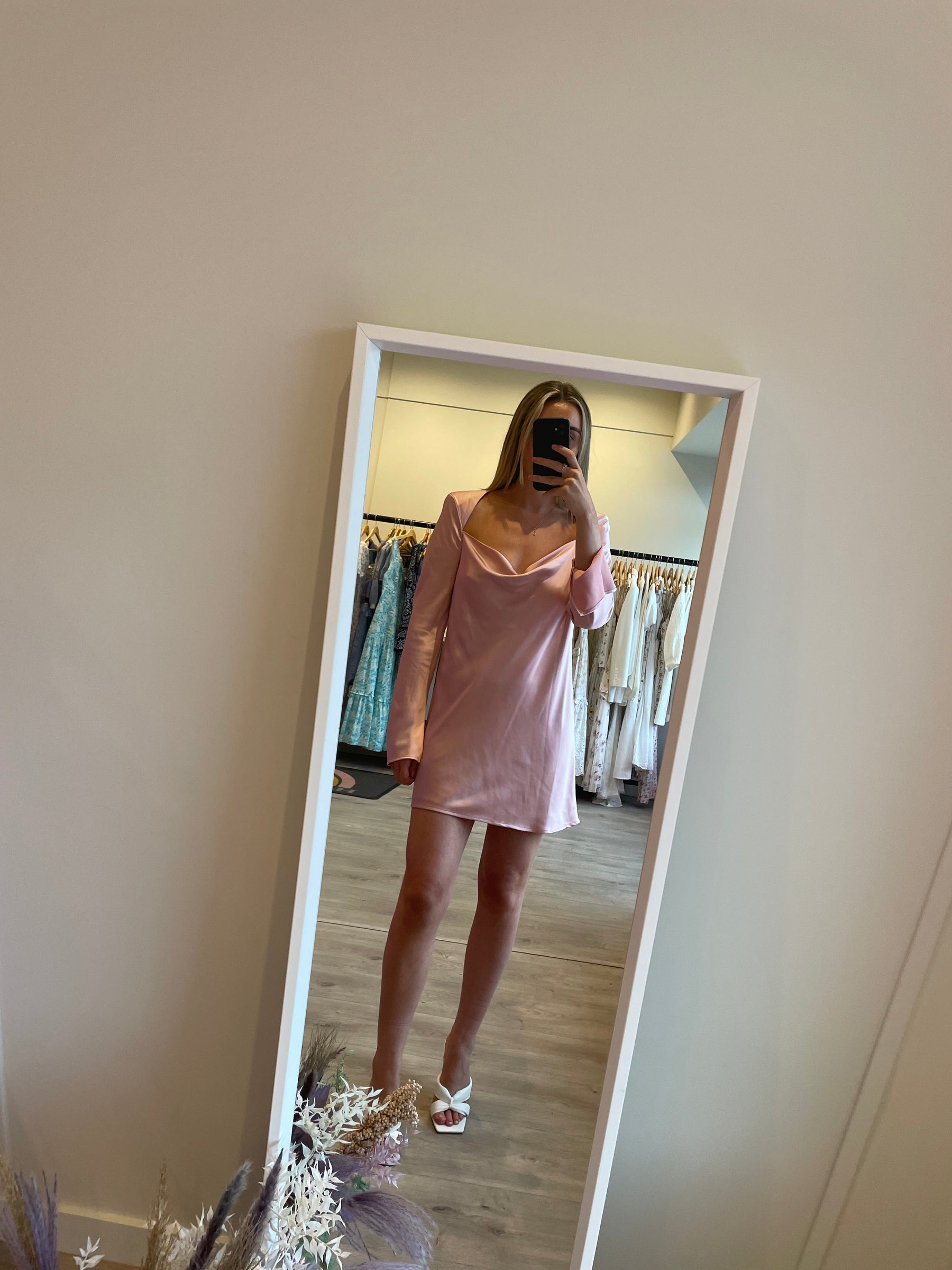 Polarised Long Sleeve Mini Dress