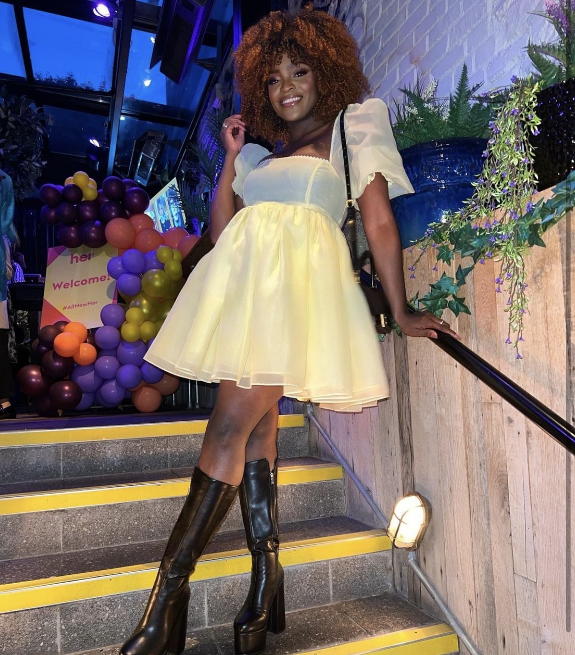 Banana Puff Dress