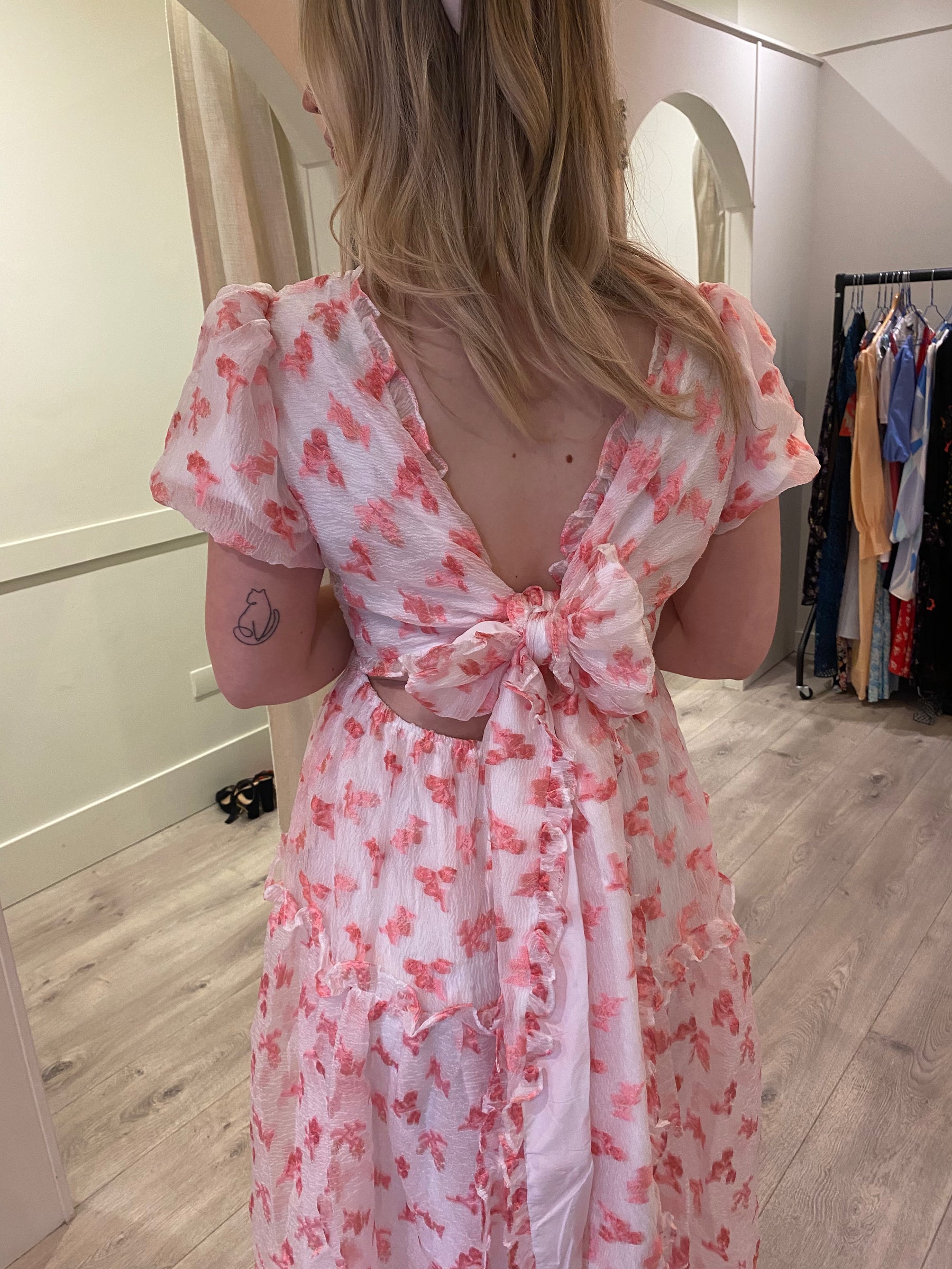 Downtown Jacquard Midi Dress