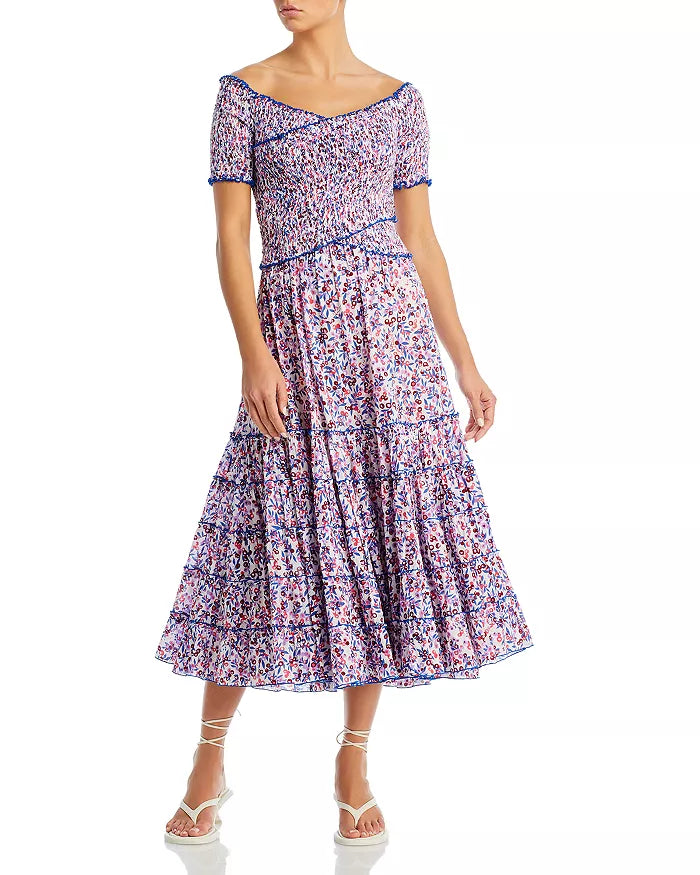 Poupette St. Barth Soledad Cotton Midi Dress