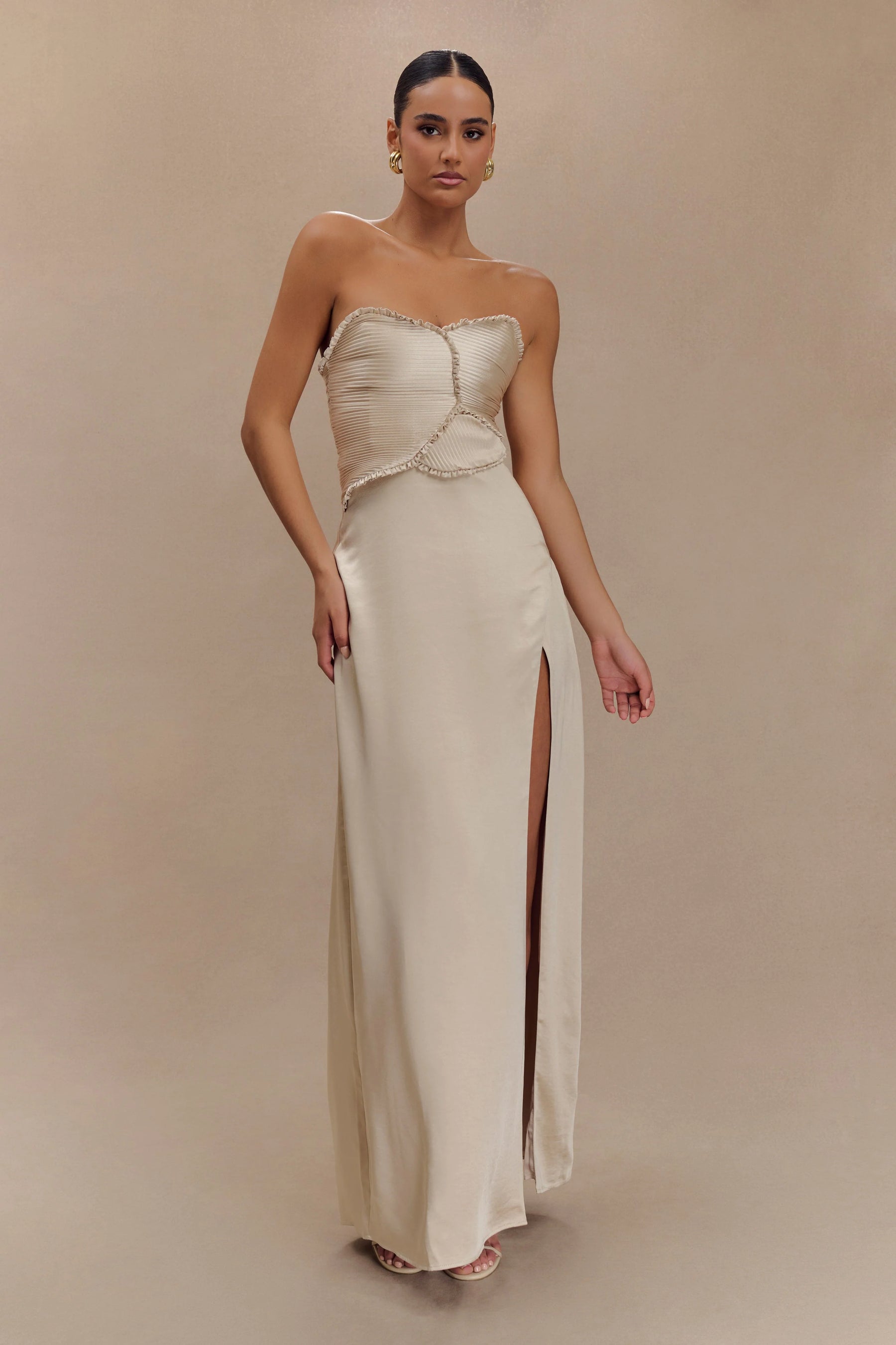 Larissa Satin Maxi Dress