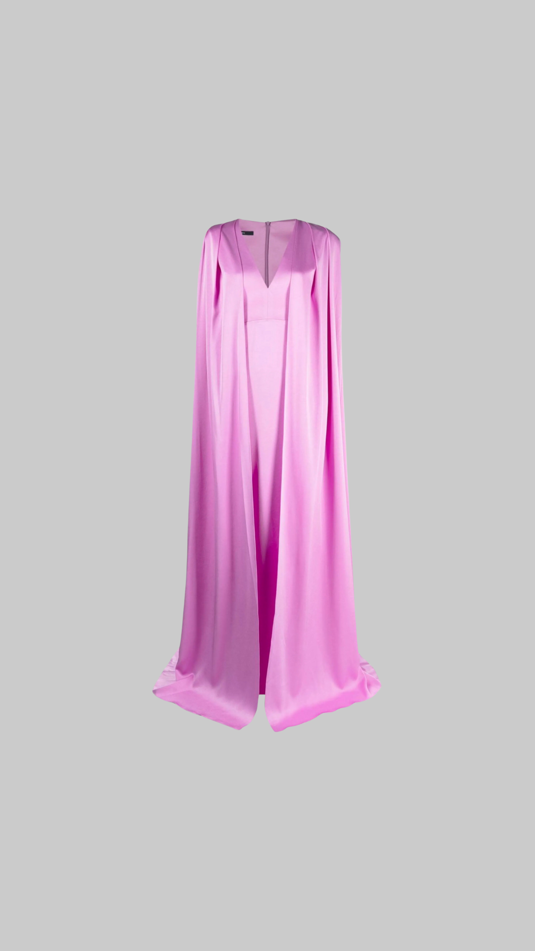 Alex Perry V-Neck Cape Gown