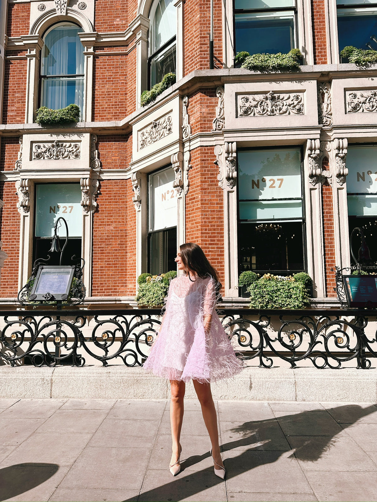 Sorcha O’Raghallaigh Lilac Mini Dress