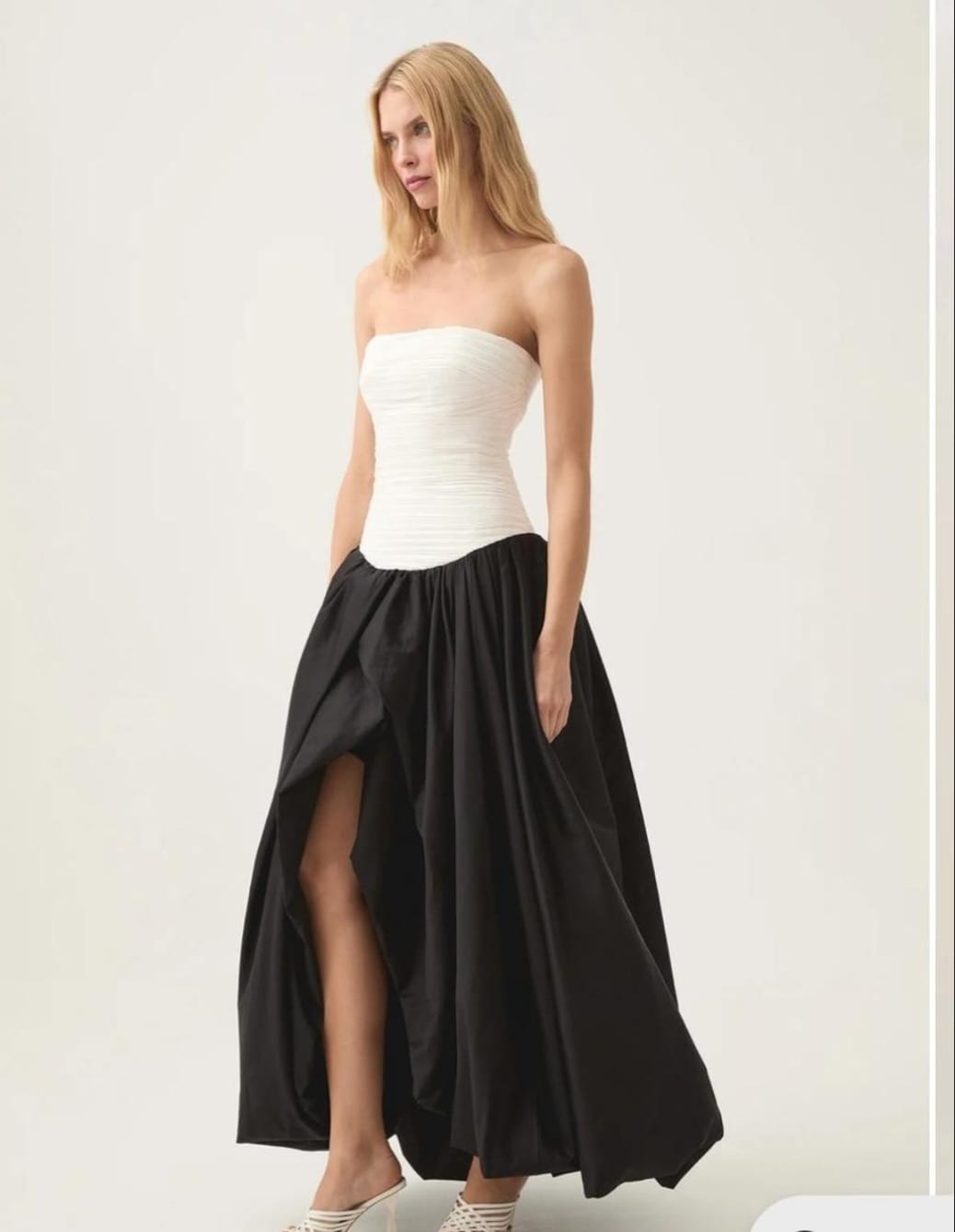 Aje Bubble Maxi - Black and White