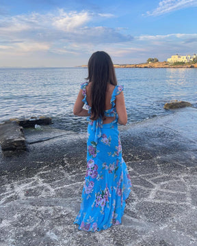 DESIGN Maxi Dress With Ruffle Detail DESIGN Maxi Dress With Ruffle Detail