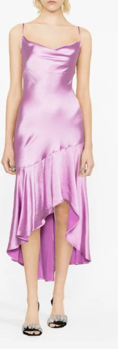 Pinko Hammered Satin Dress