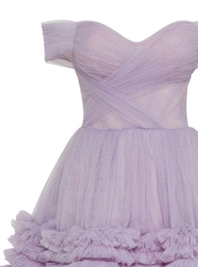 Milla Lilac Ultra Puffy Prom Maxi Dress