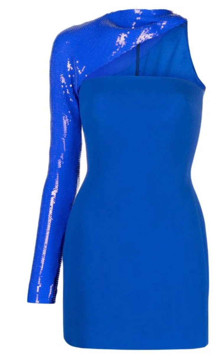 David Koma Asymmetric Midi Dress