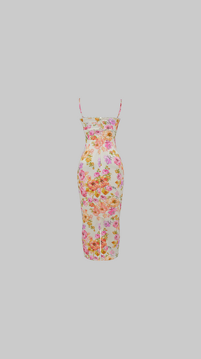 House of CB Josefina Ivory Floral Maxi Dress