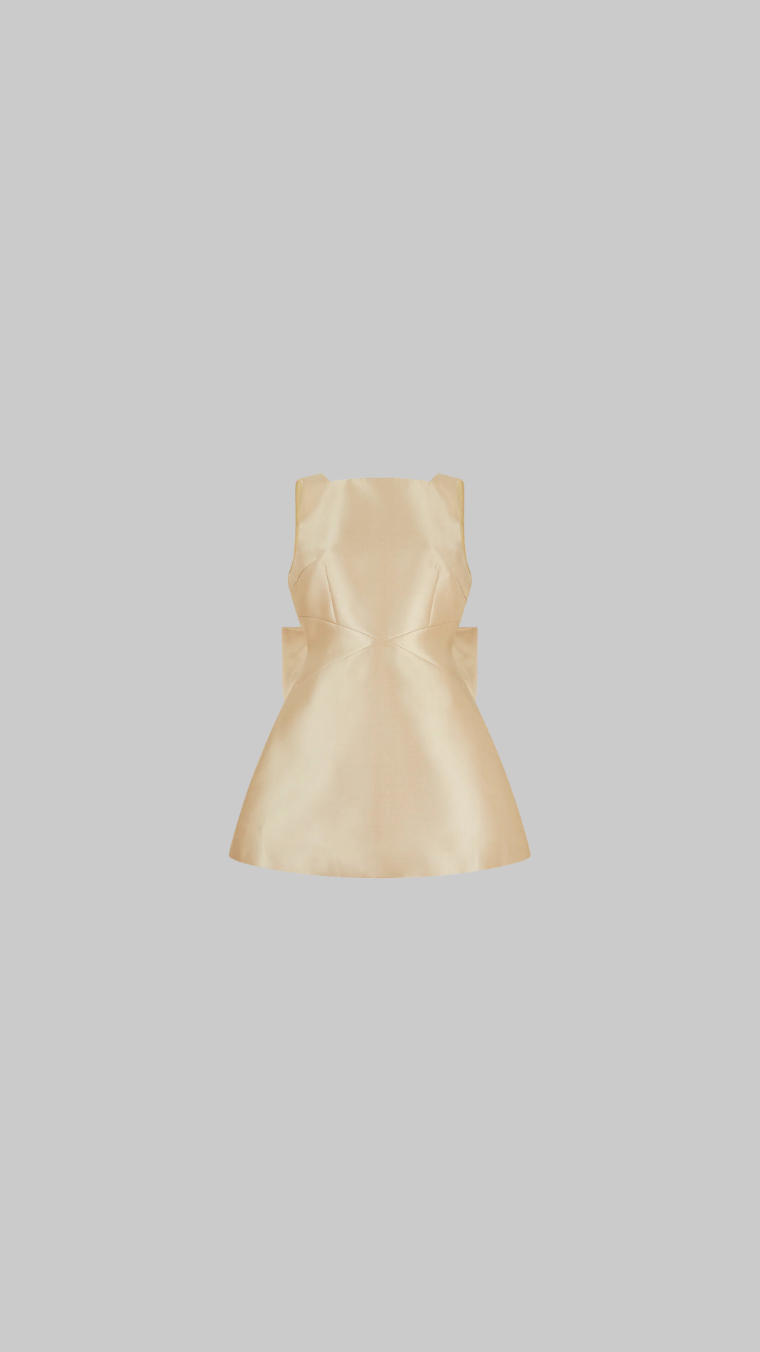 Odd Muse The Ultimate Muse Bow Detail Mini Dress - Gold