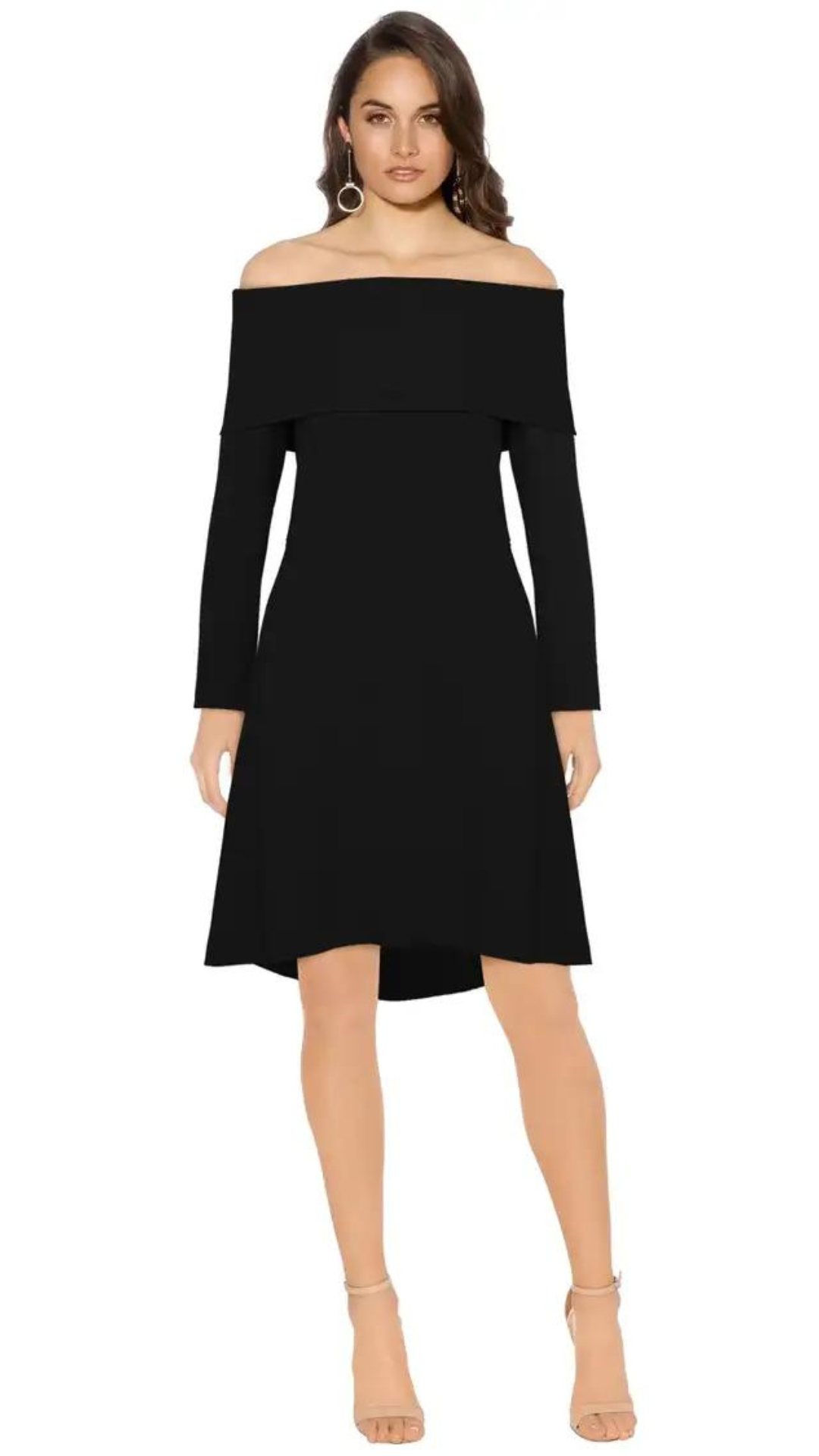 THEORY Elegant Mini Dress - Black