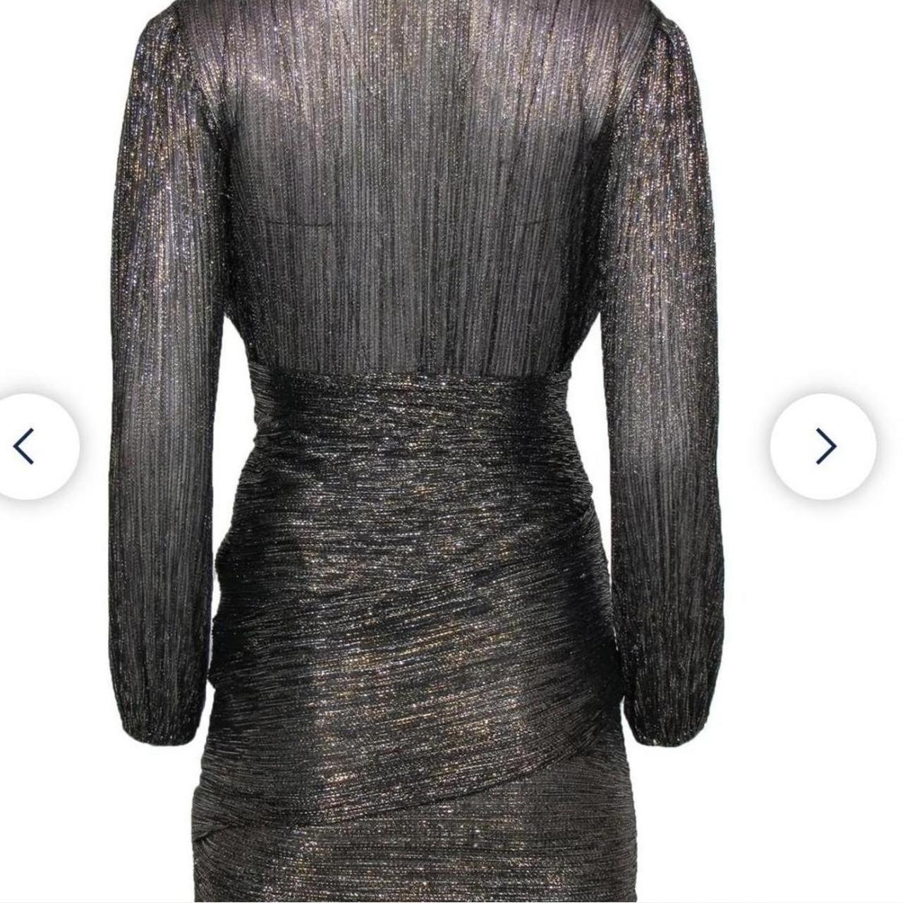 Metallic Black and Silver Mini