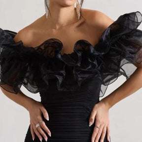 Club L London Dress Black midi