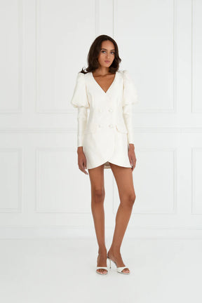 The Aurora Cream Long Sleeve MIni