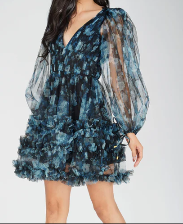 Lace And Beads Rome Mini Dress