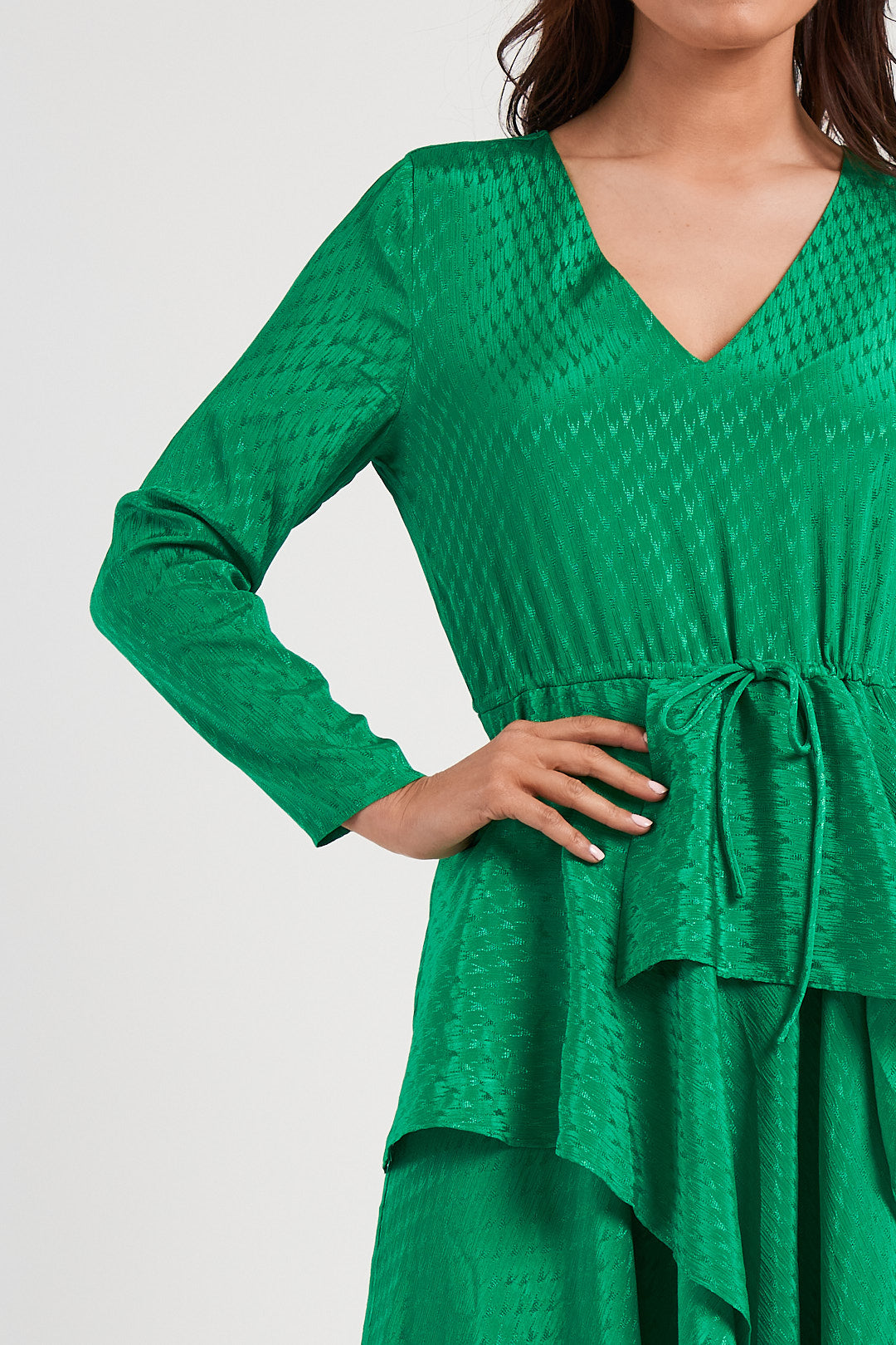 Maje Green Midi Dress