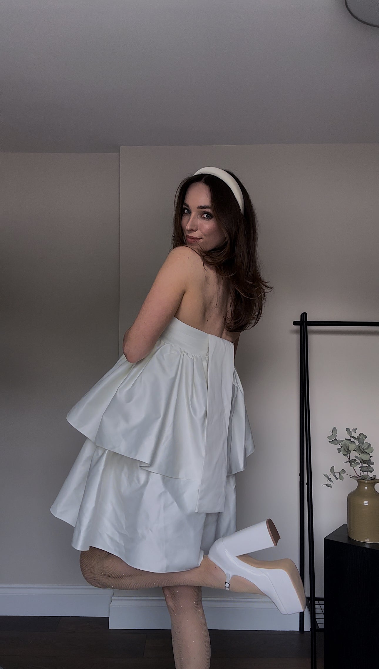 ROTATE Carmina Dress - White