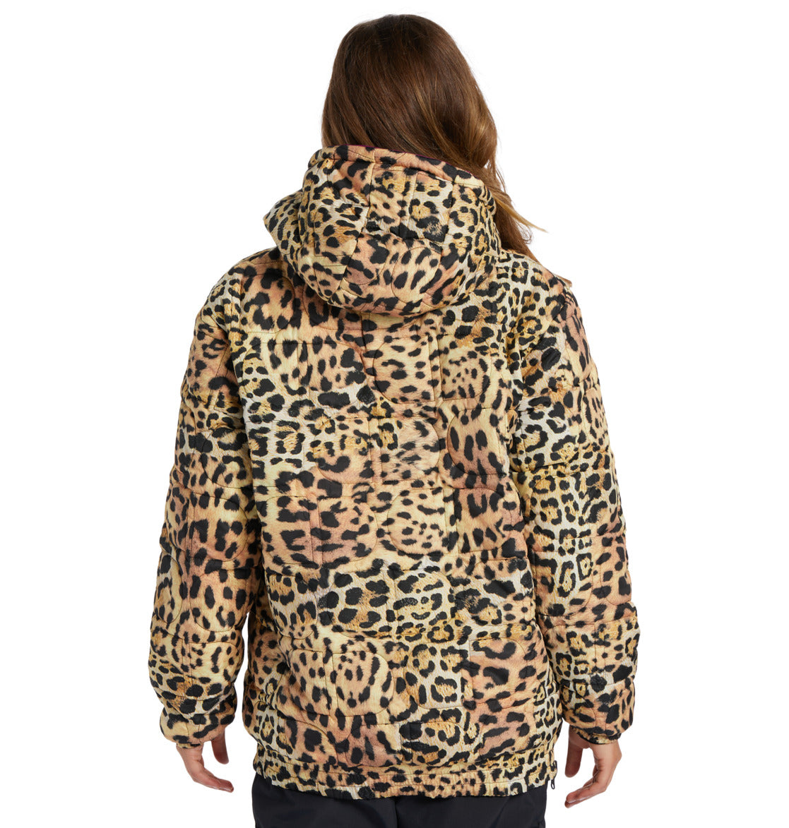 DC Nexus Leopard Print Reversible Anorak Snow Jacket