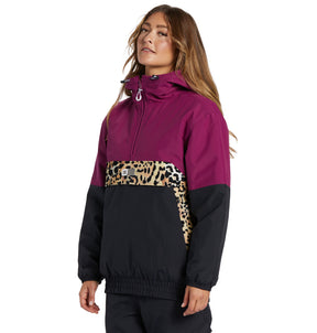 DC Nexus Leopard Print Reversible Anorak Snow Jacket