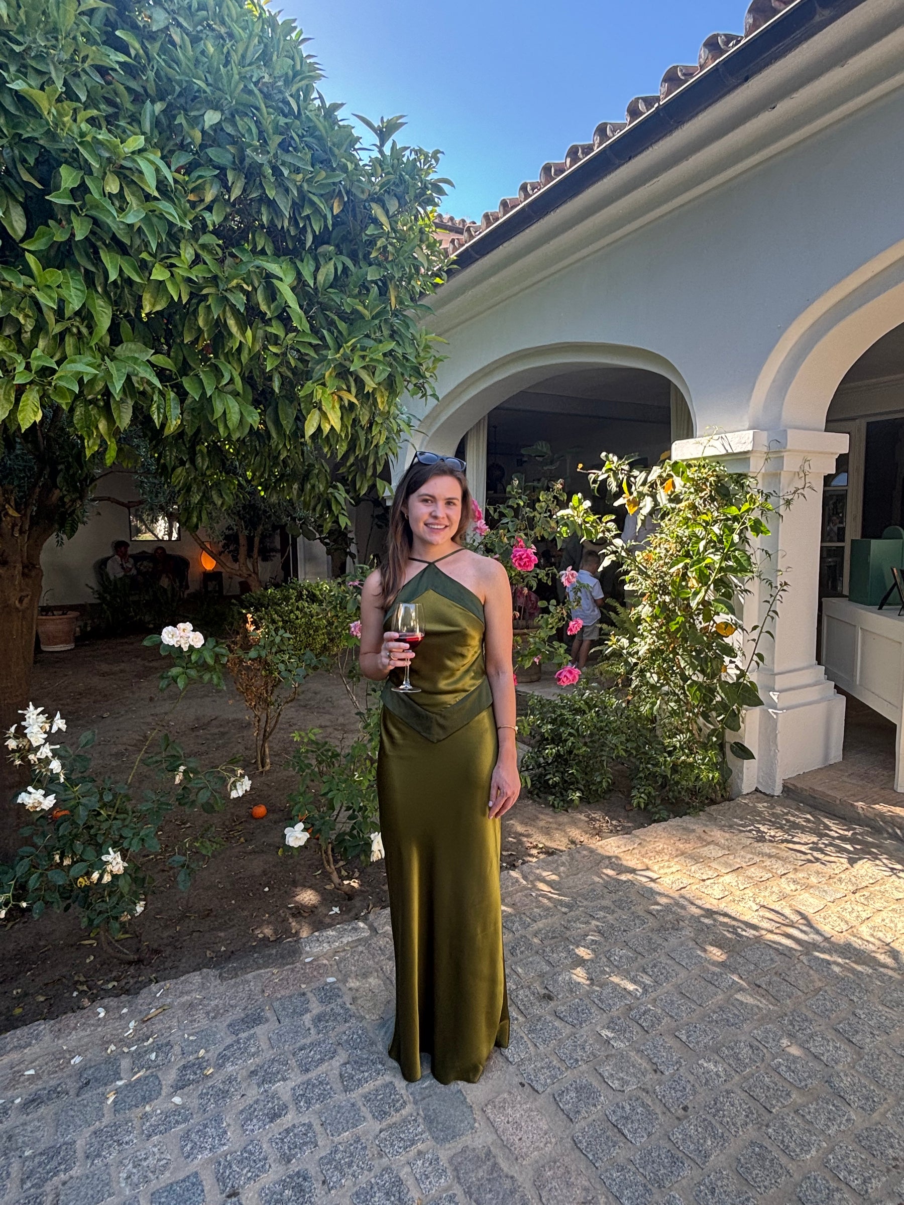 Nancy Olive Green Halter