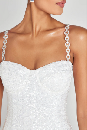 Nina White Dress