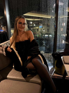 Marciano Feathers Mini Dress