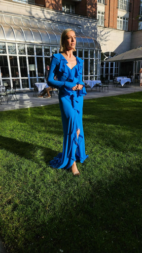 Blue Sheer Maxi