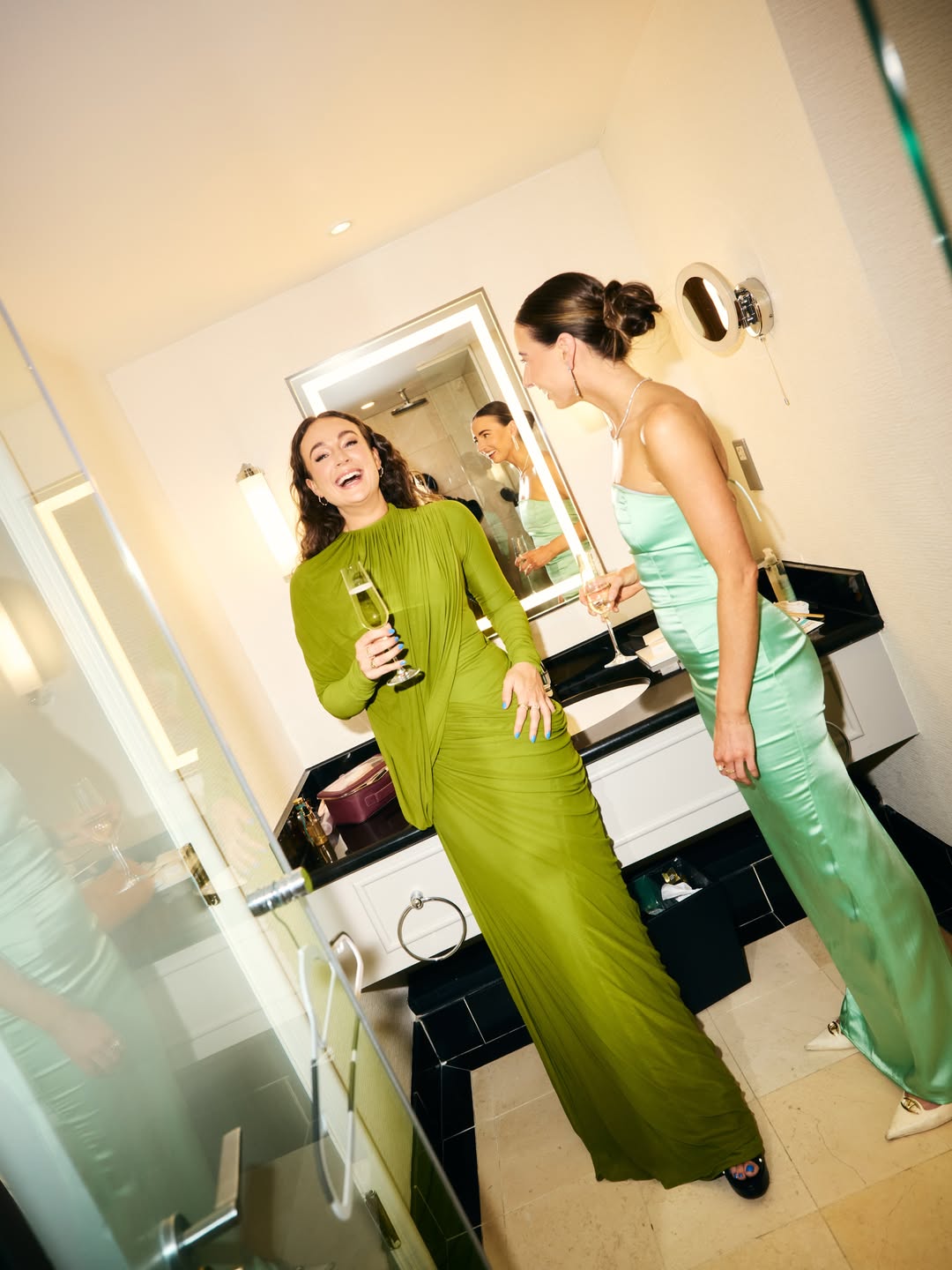 deme green dress SUZIE MAXI DRESS