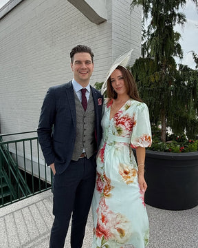 Button down, floral Hariette