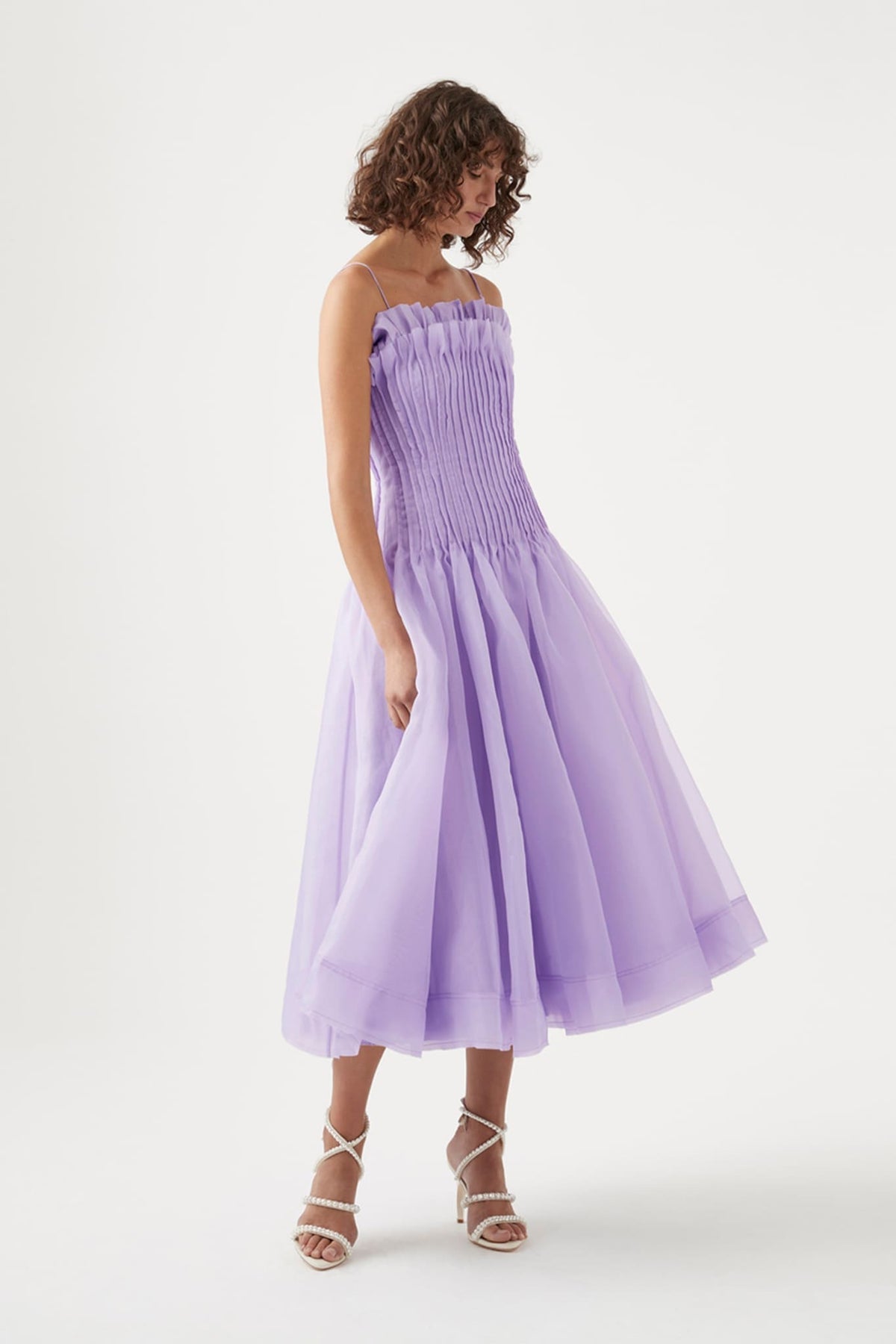 Aje Lilac pintuck