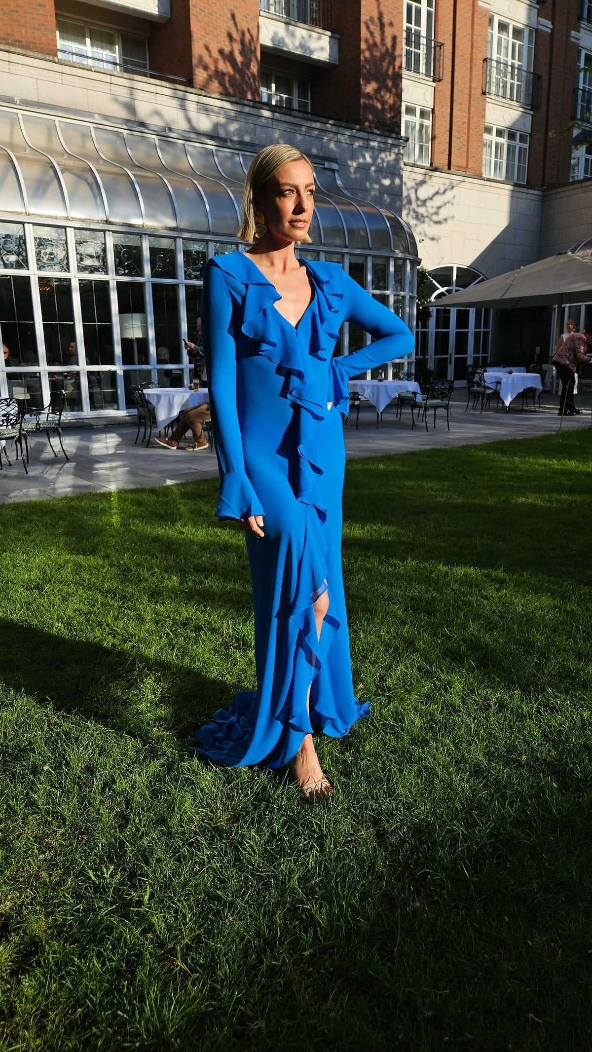 Blue Sheer Maxi