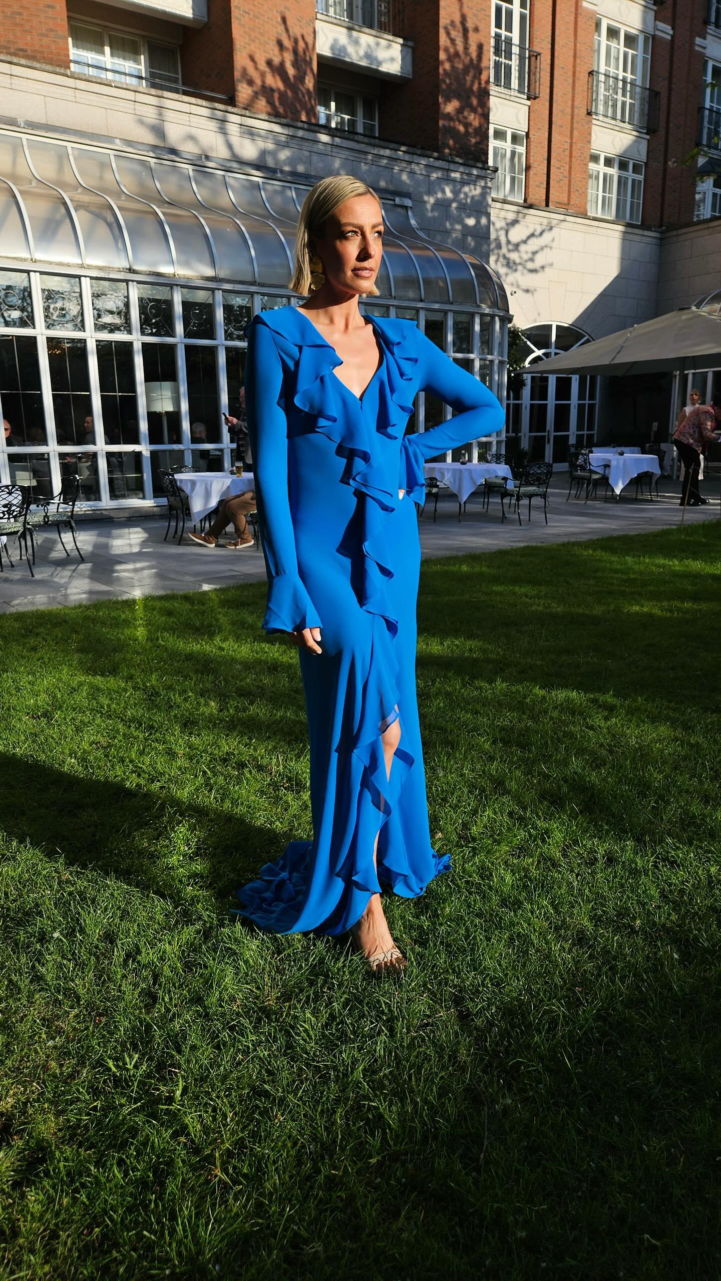 Blue Sheer Maxi