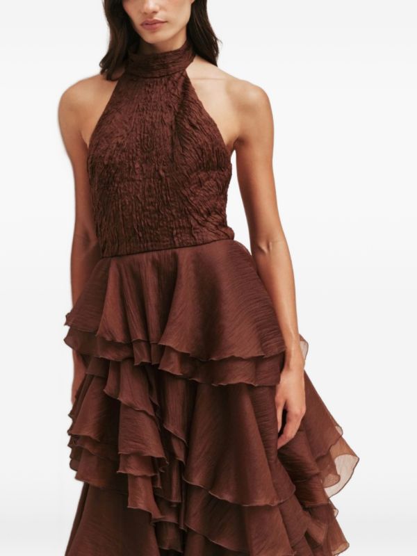Fayette gown DARK CHOCOLATE