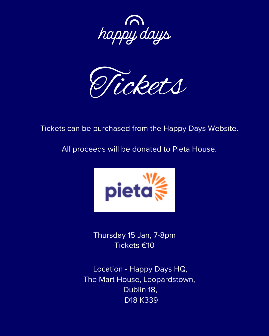 Swap Shop Ticket - In aid of Pieta House
