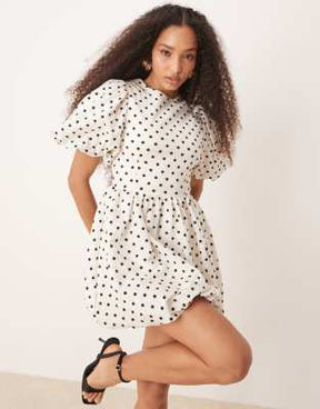 Sister Jane Polkadot Puff Dress