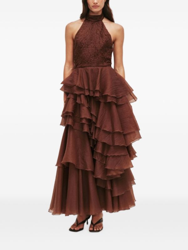 Fayette gown DARK CHOCOLATE