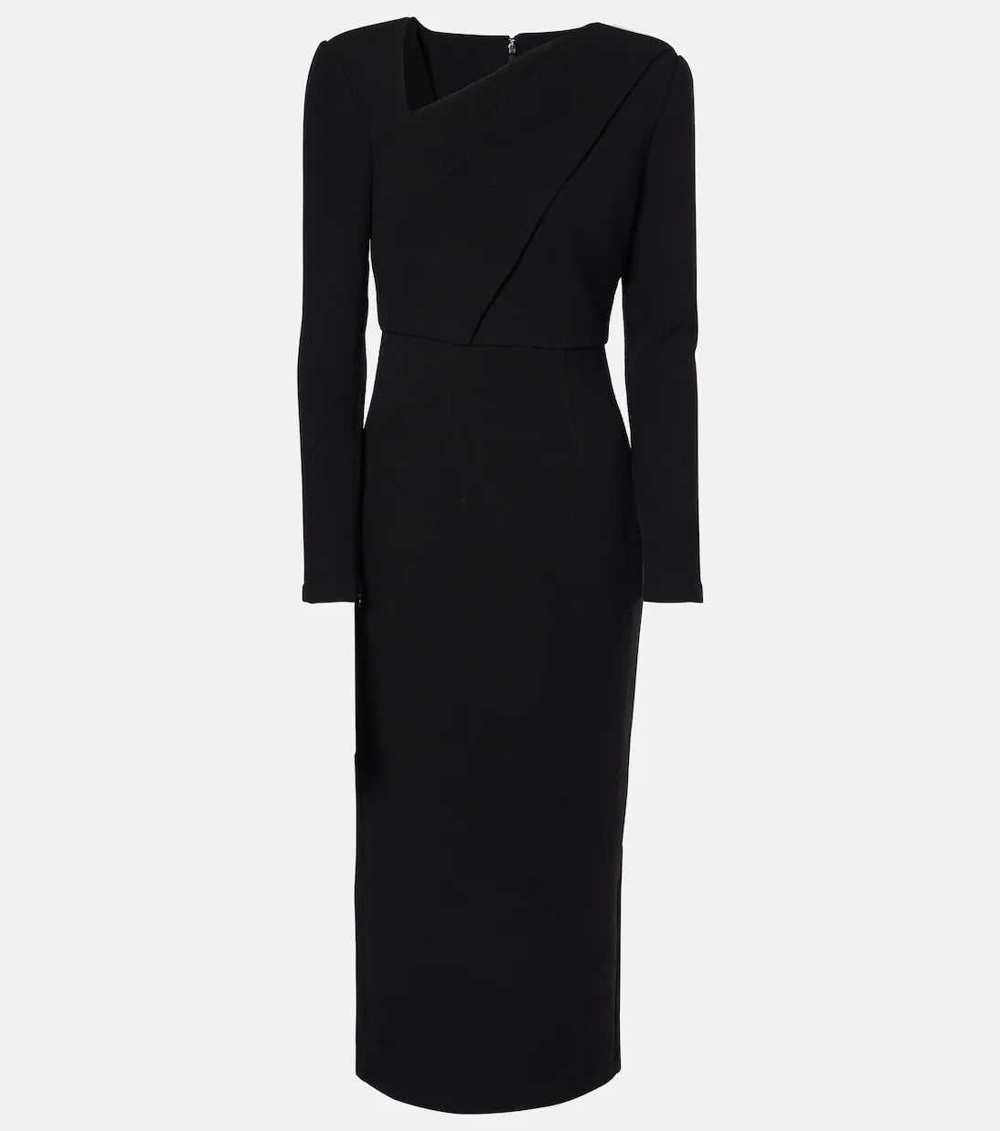 Roland Mouret Wool Crêpe Midi Dress