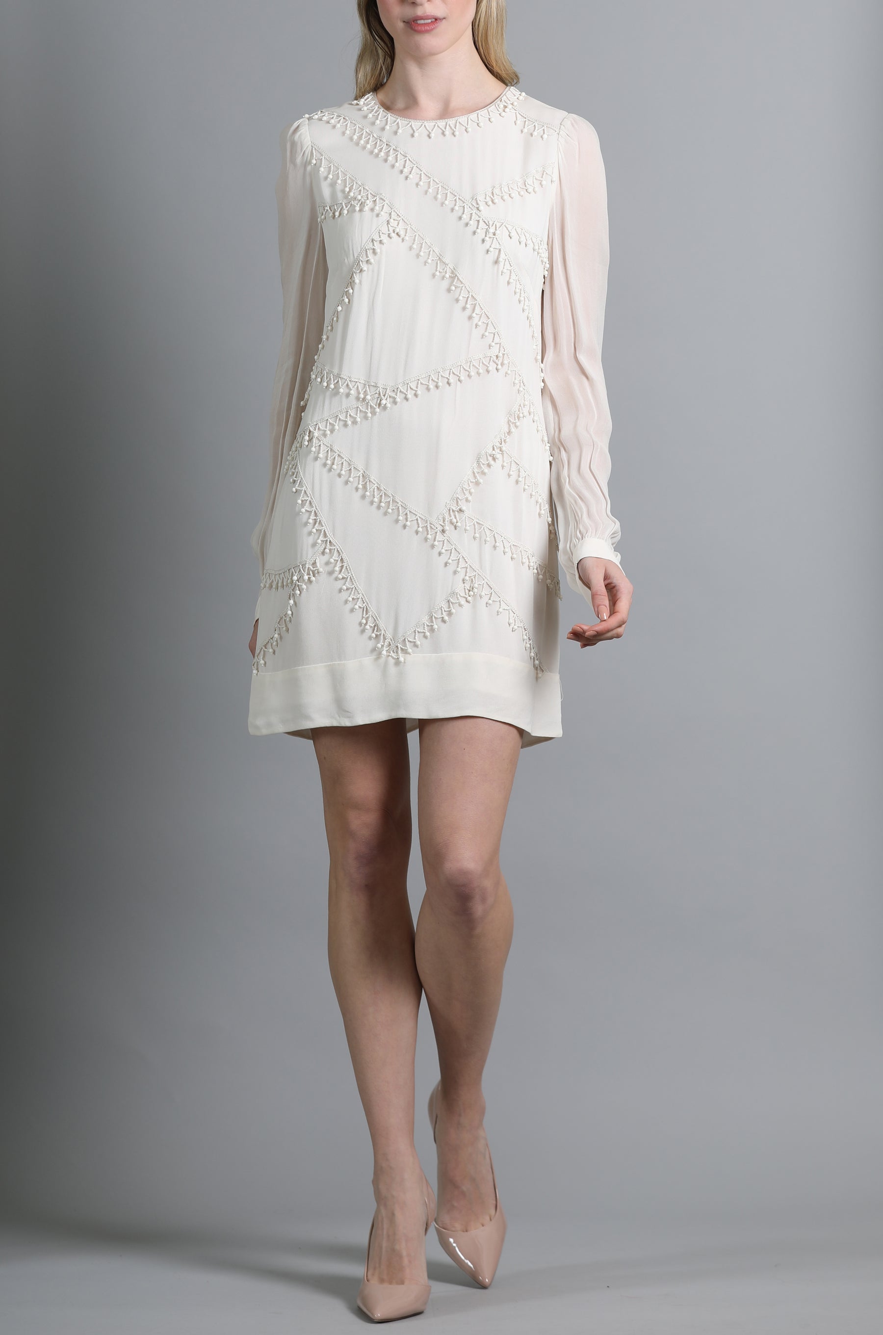 French Connection Cream Dress