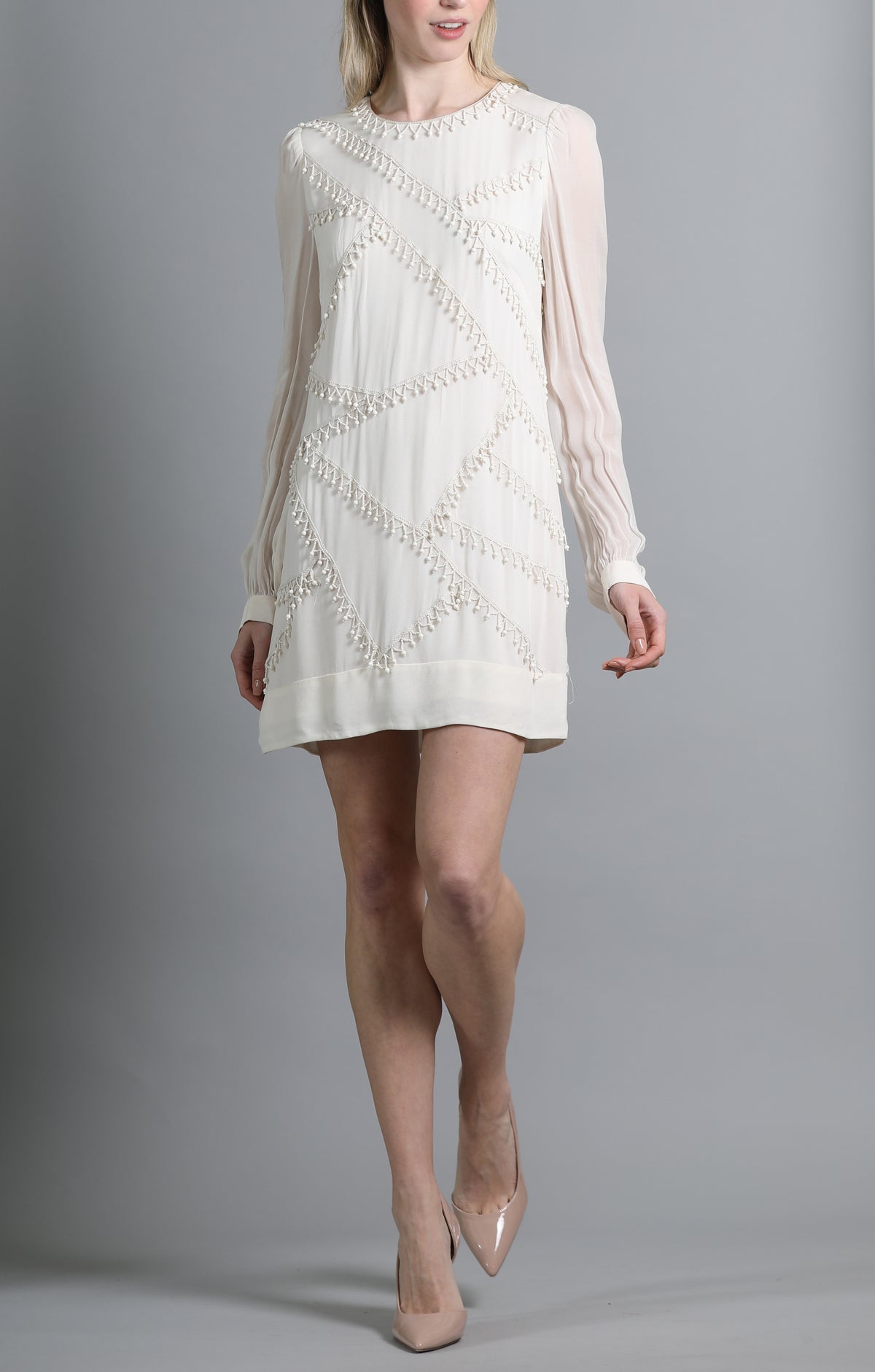 French Connection Cream Dress