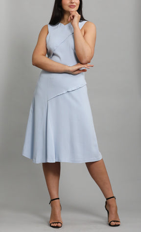 Reiss Pale Blue Midi Dress