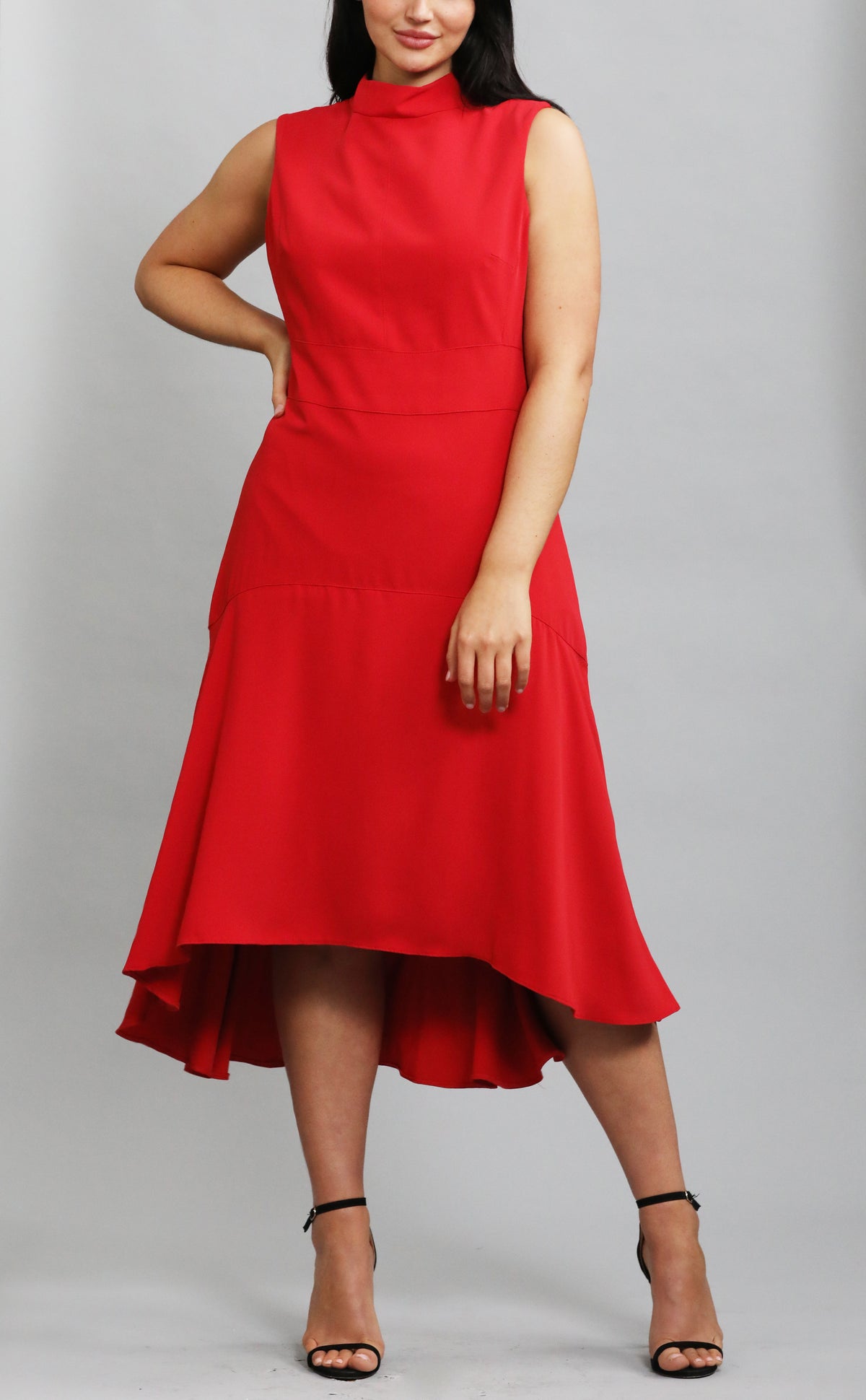 Karen Millen Red Midi Dress