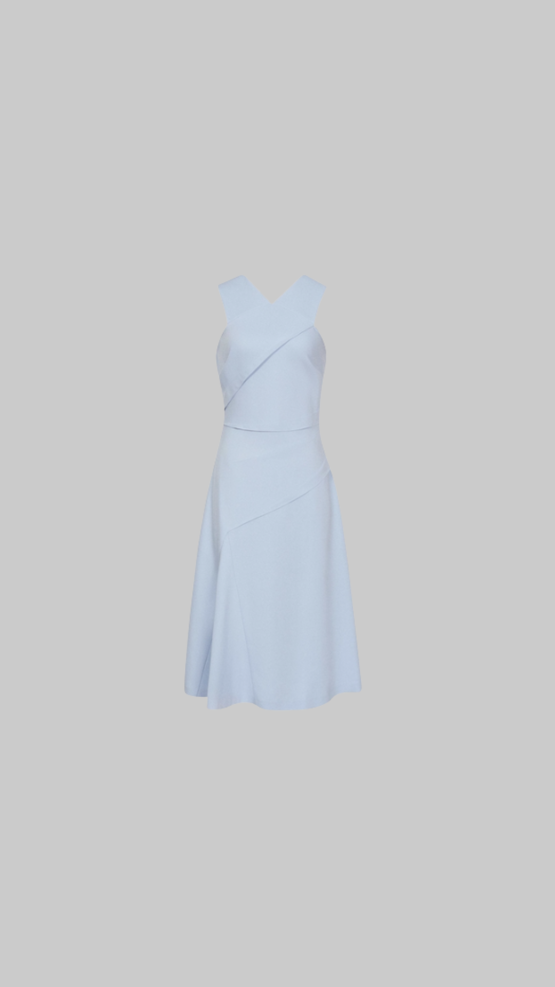 Reiss Pale Blue Midi Dress